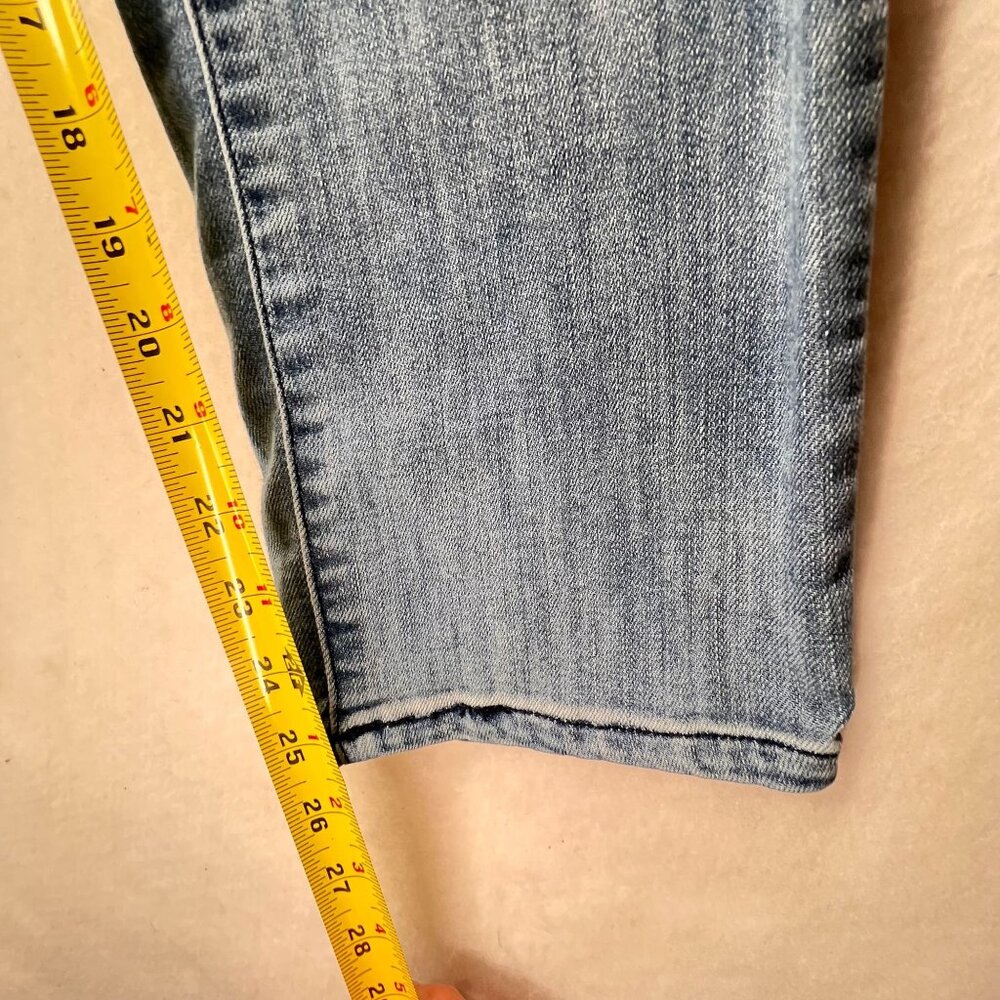 Democracy Blue Jeans Ab Technology Stretch Denim Womens Sz 10 Pockets - Picture 16 of 16